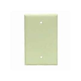 Eaton Cooper Wiring PJ13V Wallplate, 1-Gang, Polycarbonate, Ivory