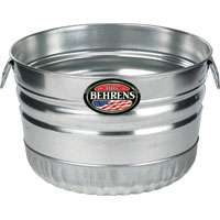 Behrens 32S Utility Basket, 1 bu Capacity, Galvanized Steel