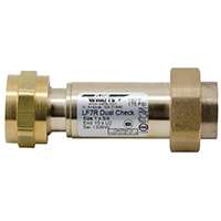 Watts 3/4X3/4 LF7RU2-2 Check Valve, 3/4 in Union FNPT x FNPT, 10 to 175 psi, Brass