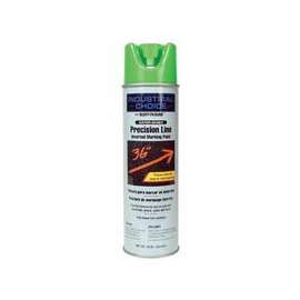 M1600/M1800 Precision-Line Inverted Marking Paint,17oz,Fluorescent Green,W/B