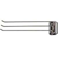 DECKO 38190 Towel Bar, Steel, Chrome, Surface Mounting