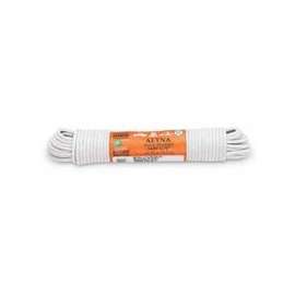 Interlocked Sash Cords, 800 lb Cap., 100 ft, Cotton, White