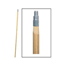 BIRDWELL 312-12 Broom Handle, 60 in L, Hardwood