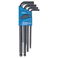 Eklind 13609 Hex Key Set, Steel, Black, 9-Piece