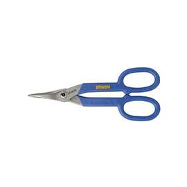 IRWIN 23010 Tinner Snip, 2 in Length of Cut, Steel Blade, Yellow Handle, 10 in OAL