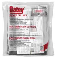 Oatey 41630 Shower Pan Liner Kit, 6 ft L, 5 ft W, PVC, Gray