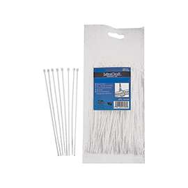ProSource Cable Tie, Nylon, Clear, 15 In L