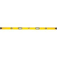 STANLEY 43-572 Box Beam Level, Block Vial, 3-Vial, 2-Hang Hole, Aluminum