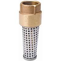 B & K ProLine 101-326NL Foot Valve, 1-1/4 in FPT, Brass