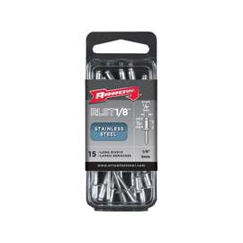 Arrow RLST1/8 Long Pop Rivet, 1/2 in L, Stainless Steel