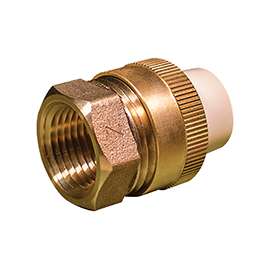 GENOVA 500 Series 53373Z Transition Union, 1/2 in Slip Joint x FIP