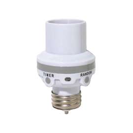 Westek SLC6CBC-4 Programmable Light Control Socket, CFL/Incandescent/LED Lamp, White