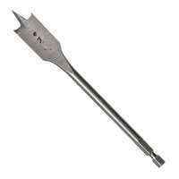 IRWIN 88824 Spade Drill Bit, Flat Flute, Hex Shank, 1/4 in Dia Shank