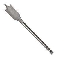 IRWIN 88805 Spade Drill Bit, Flat Flute, Hex Shank, 1/4 in Dia Shank