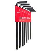 Eklind 13207 Hex Key Set, Steel, Black, 7-Piece