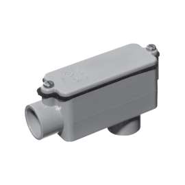 Carlon E986F-CTN Conduit Body, Gray