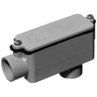 Carlon E986GR Conduit Body, Gray