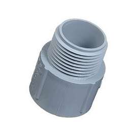 Carlon E943E-CTN Terminal Adapter, 3/4 in, MPT x Socket, Gray