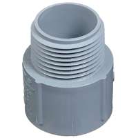 Carlon E943FR-CTN Terminal Adapter, 1 in, MPT x Socket, Gray