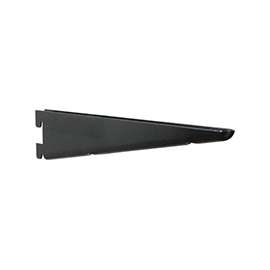 Knape & Vogt 182 Series 182 BLK 9 Shelf Bracket, Steel
