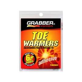 Grabber Warmers TWES Adhesive Toe Warmer, 100 deg F Average, 107 deg F Max, 6 hr Continuous Warmth