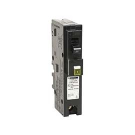 Square D HOM120PCAFIC CAFCI, Miniature Circuit Breaker, 120 V, Plug-In Mounting