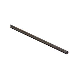 Stanley Hardware 4055BC Series 215319 Round, Weldable Smooth Rod, 48 in L, 1/4 in Dia, Steel, Plain
