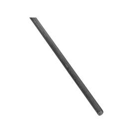 Stanley Hardware 4055BC Series 215350 Round, Weldable Smooth Rod, 48 in L, 3/8 in Dia, Steel, Plain