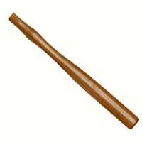 LINK HANDLES 65569 Machinist Hammer Handle, 14 in L, Wood, For 16 to 20 oz Hammers