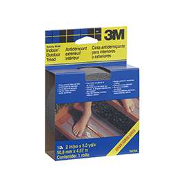 3M Safety-Walk 7647NA Home and Recreation Tread, 180 in L, 2 in W, Gray