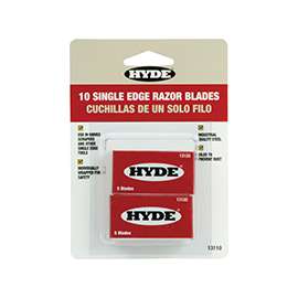 HYDE 13110 Razor Blade, Steel Blade