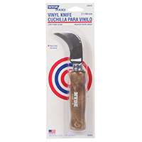 HYDE 20450 Floor Knife, 2-1/2 in W Blade, Hardened, Honed and Tempered Fiber Handle