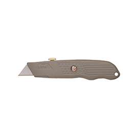 HYDE 42070 Utility Knife, Textured Gray Handle