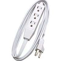 CCI 0609 Extension Cord, 16 AWG, White Jacket