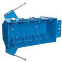 Carlon B455A-UPC Outlet Box, Clamp Cable Entry, Bracket Mounting, PVC