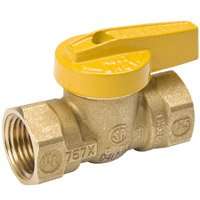 B & K ProLine 110-523HC Gas Ball Valve, 1/2 in FPT, Brass