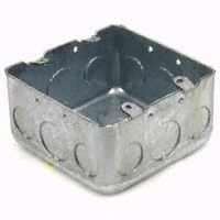 RACO 683 Switch Box, Square, Steel, Gray