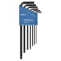 Eklind 13607 Hex Key Set, Steel, Black, 7-Piece