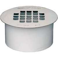 Oatey 43561 Floor Drain, PVC, For SCH 40 DWV PVC Pipes