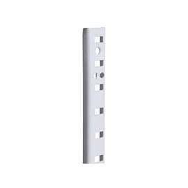 Knape & Vogt 255 Series PK255 WH 36 Heavy-Duty Shelf Standard, 500 lb Weight Capacity, Mortise Mounting, 23 ga, Steel