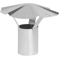 Imperial GV0589 Rain Cap, 6 in Dia, Galvanized Steel