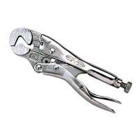 IRWIN VISE-GRIP Original 02 Locking Plier, 1-1/8 in Jaw Opening, Curved V Jaw, Nickel Jaw, Plain-Grip Handle