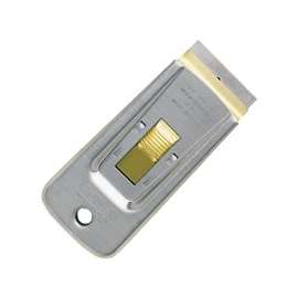 STANLEY 28-500 Razor Blade Scraper, 3-5/8 in L x 1-1/2 in W Blade, HCS Blade, Black Handle