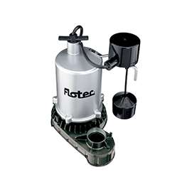 Flotec FPZT7350 Sump Pump, 115 V, 7.3 A, 1-1/2 in Outlet, 1380 gph