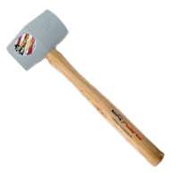 Estwing DH-18N Non-Marring Deadhead Mallet, 18 oz, Rubber Head, 15 in OAL