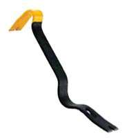 STANLEY 55-525 Pry Bar, 1-3/4 in Claw Blade Width Tip, Beveled Tip, Powder-Coated