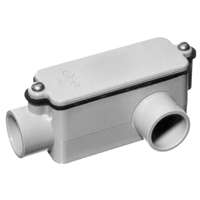 Carlon E984E-CTN Rigid Conduit Body, Gray