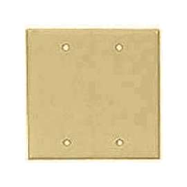 Eaton Cooper Wiring 2137V-BOX Wallplate, 2-Gang, Thermoset, Ivory
