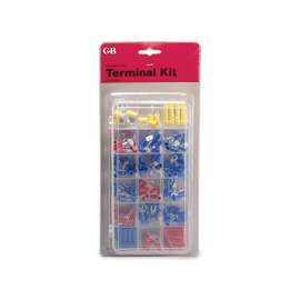 GB TK-175 Solderless Wire Connector/Terminal Kit, Assorted, 175-Piece, For 22 to 10 AWG Wire