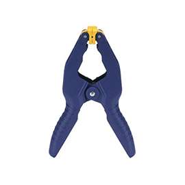 IRWIN 58200 Spring Clamp, 2 in Clamping, Resin, Blue/Yellow